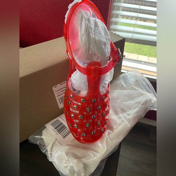 Intentionally Blank X Anthropologie Ellery Studded Jelly Sandals - Picture 3 of 10
